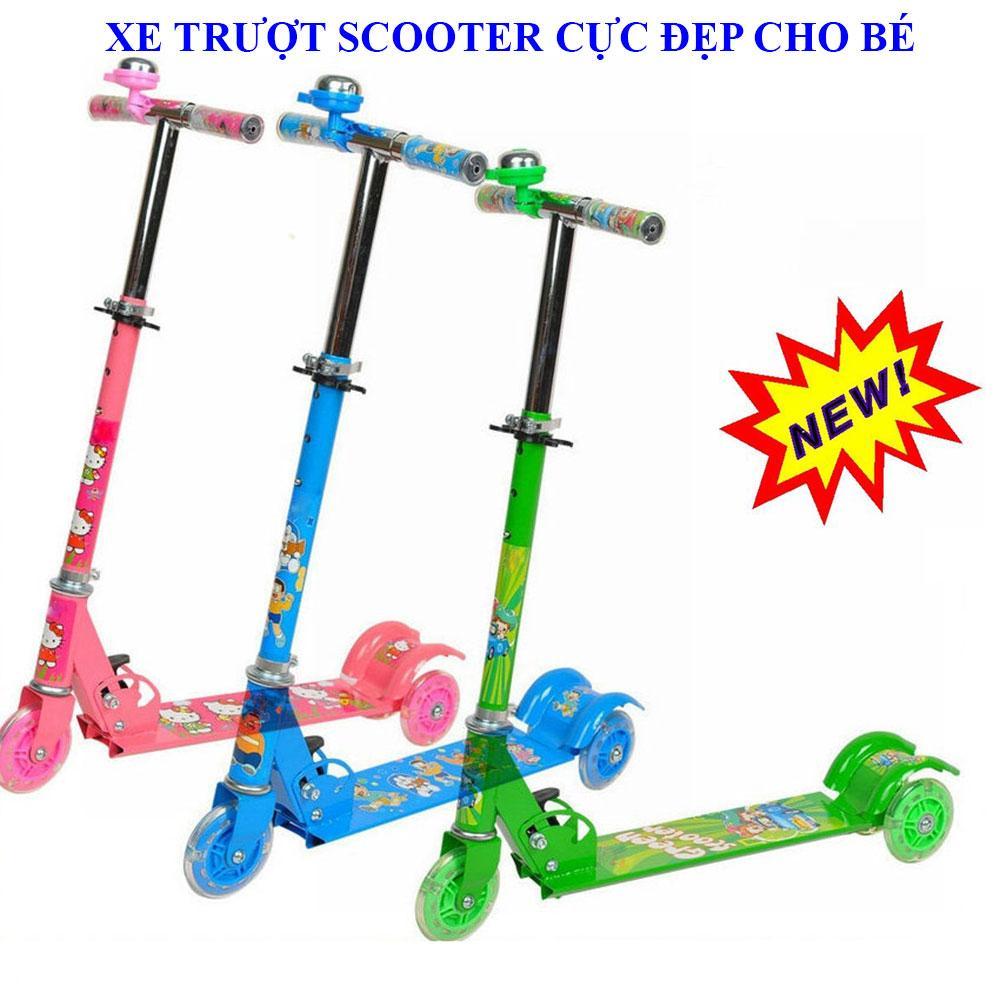[XÃ KHO GIÁ RẼ  TPHCM] XE TRƯỢT 3 BÁNH Scooter- GIÚP BÉ GIỮ THĂNG BẰNG TỐT nhat, rèn luyện vận động & tăng chiều cao cho trẻ 2-8 tuổi, chịu lực cực tốt, giá SALE MÙA DICH COVIT19 ( BẢO HÀNH 1 ĐỔI 1 TOÀN QUỐC)
