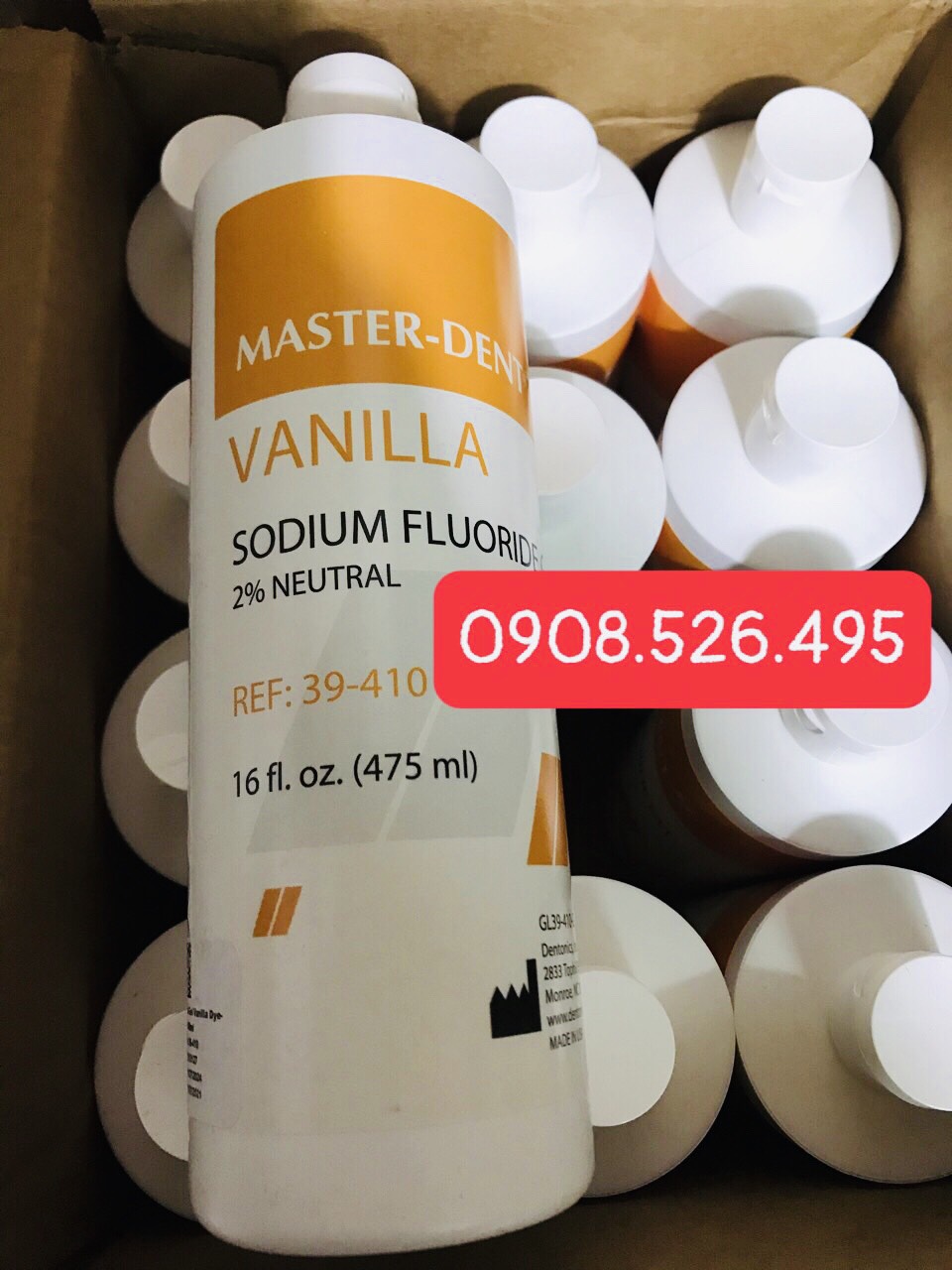 Chăm sóc răng miệng Gel Flour 475ml hương vani