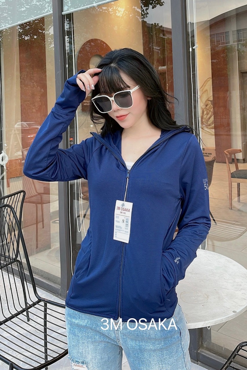 Áo chống nắng 3M OSAKA 2 lớp, upf 50++ có in ở tay áo