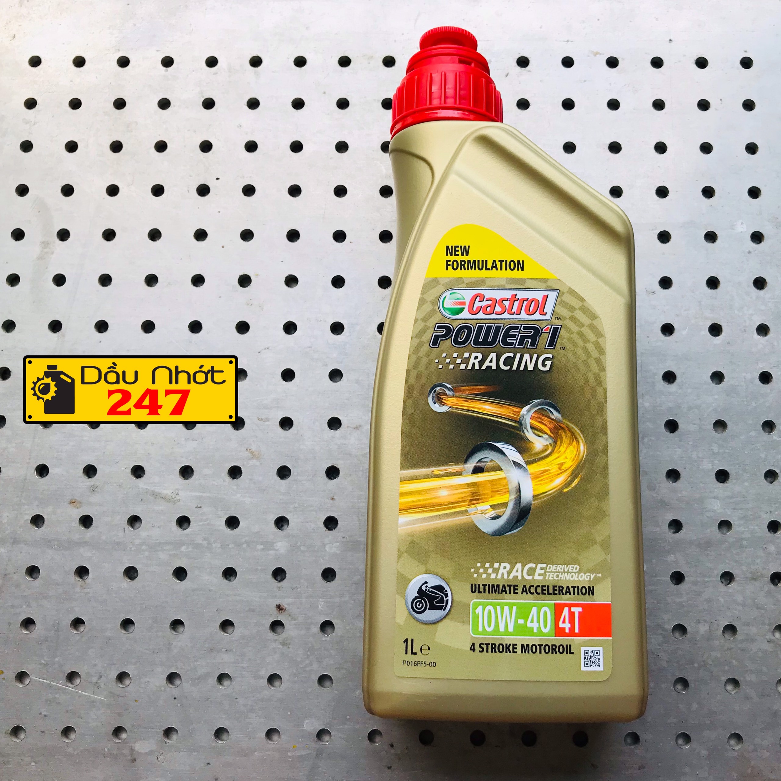 Dầu nhớt Castrol Power 1 Racing 10w40 1L - Hàng Châu Âu