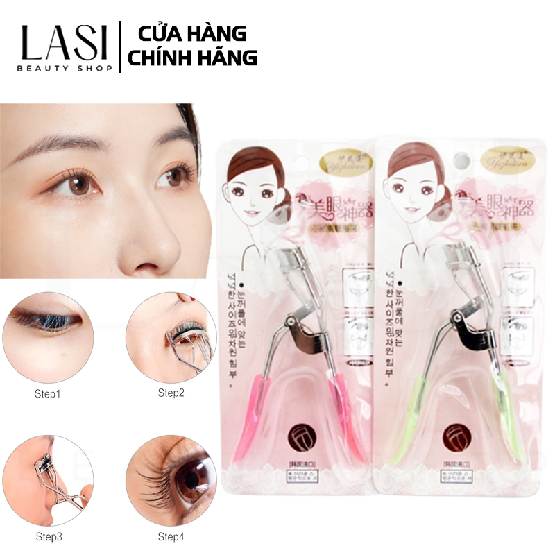 Bấm mi ☀️Mẫu mới 2021☀️ Kẹp bấm mi mắt uống cong mi tự nhiên eYelash Curler | Kẹp mi đệm Silicon dễ dàng thao tác (Mẫu ngẫu nhiên)