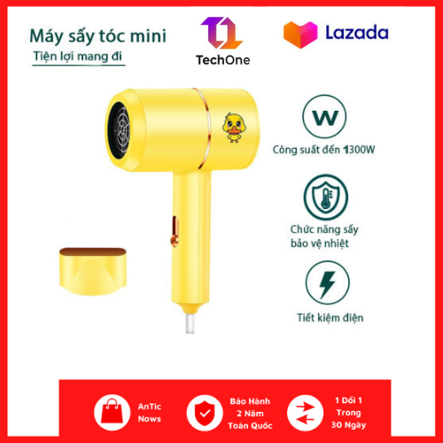 Máy sấy tóc mini, Máy sấy tóc vịt vàng 2 chiều nóng lạnh PARAMETER con vịt vàng công suất lớn 1200W, với 3 nấc nhiệt, bảo hành 12 tháng, may say toc, may say toc nu, máy say toc, máy sáy tóc, sấy tóc,máy sấy tóc giá rẻ.