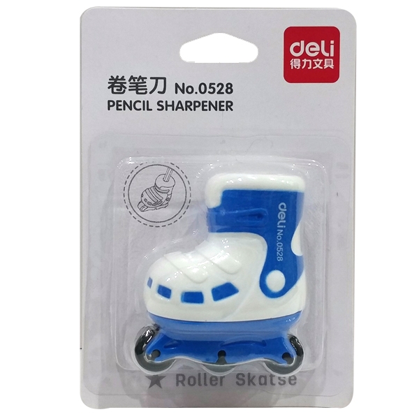 Chuốt chì mini - giày patin 528 deli - màu trắng + xanh dương