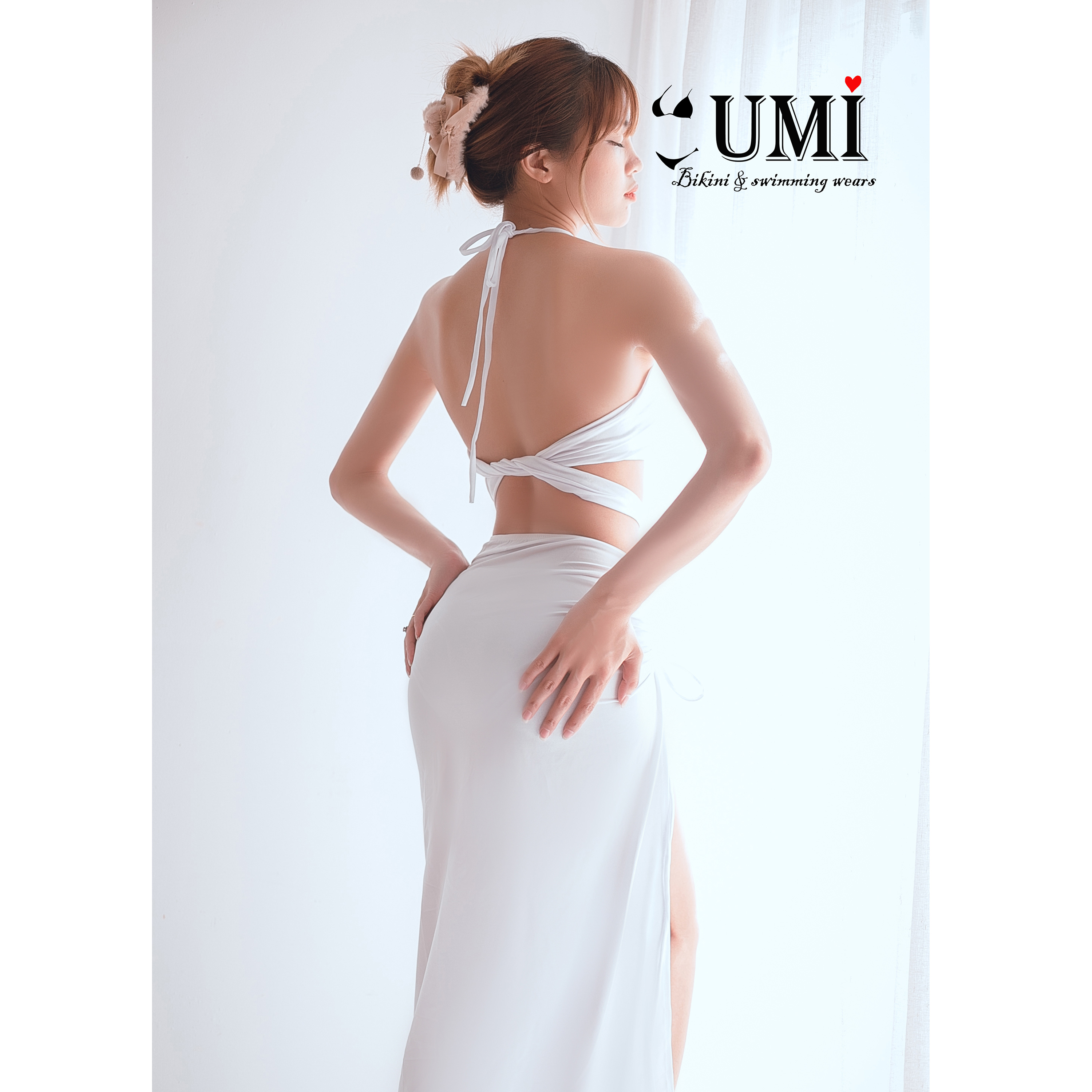 Bikini 2 mảnh sét 3 món kèm khăn cao cấp bikini umi