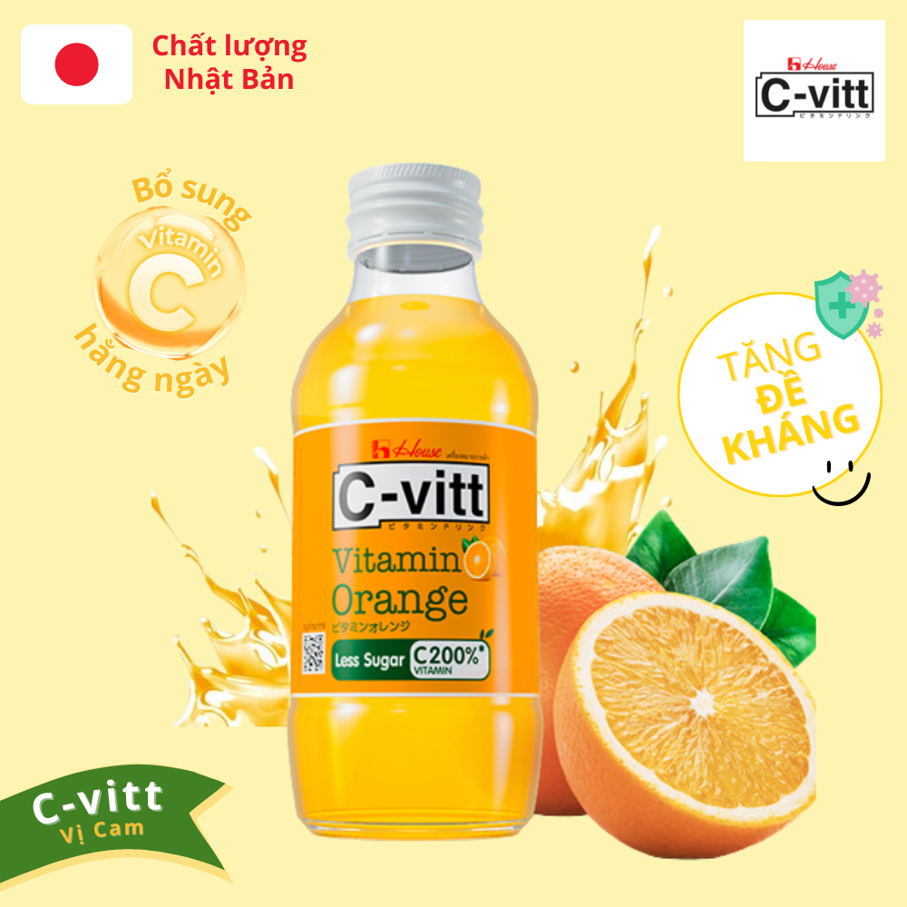 Nước cam vitamin c c-vitt - bổ sung vitamin c