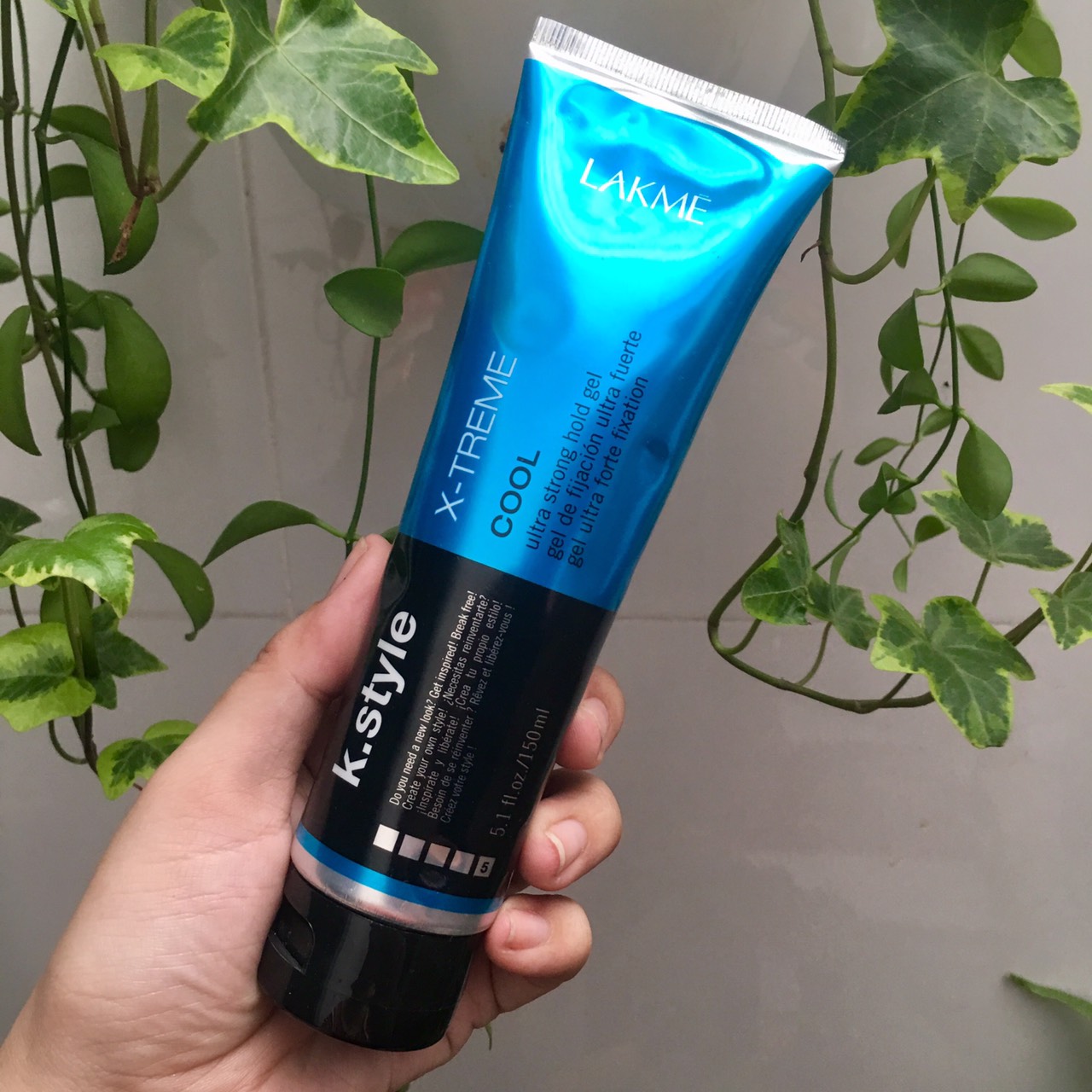 Gel tạo kiểu siểu cứng lakme k.style x-treme cool ultra strong hold gel 150ml