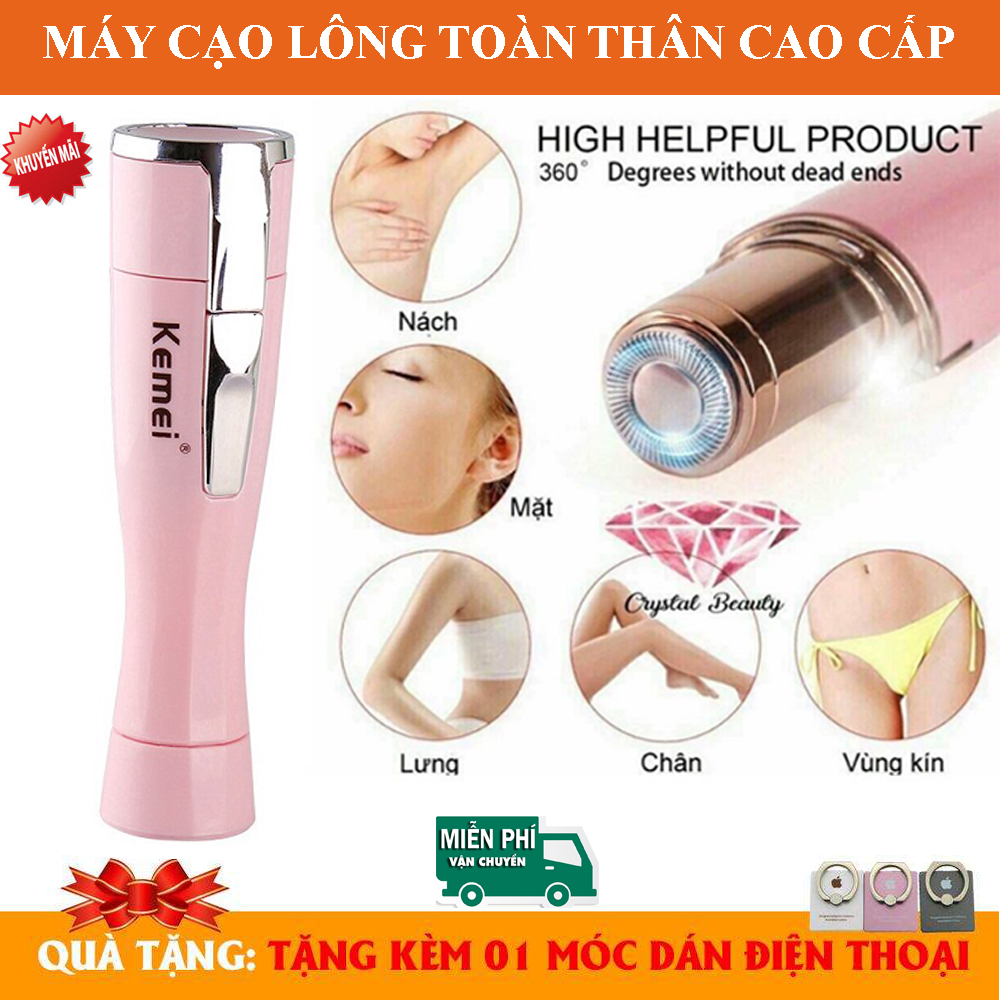 Máy Triệt Lông Kemei , Máy Cạo Lông Kemei, Máy Cạo Lông Nách, Vùng Kín. Máy triệt lông hiệu quả, tiện lợi, an toàn cho da giúp bạn tự tin thoát khỏi những mặc cảm về lông, không gây đâu rát.