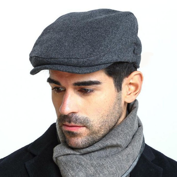 [HCM]NÓN BERET MỎ VỊT VẢI NỈ DÀNH CHO NAM