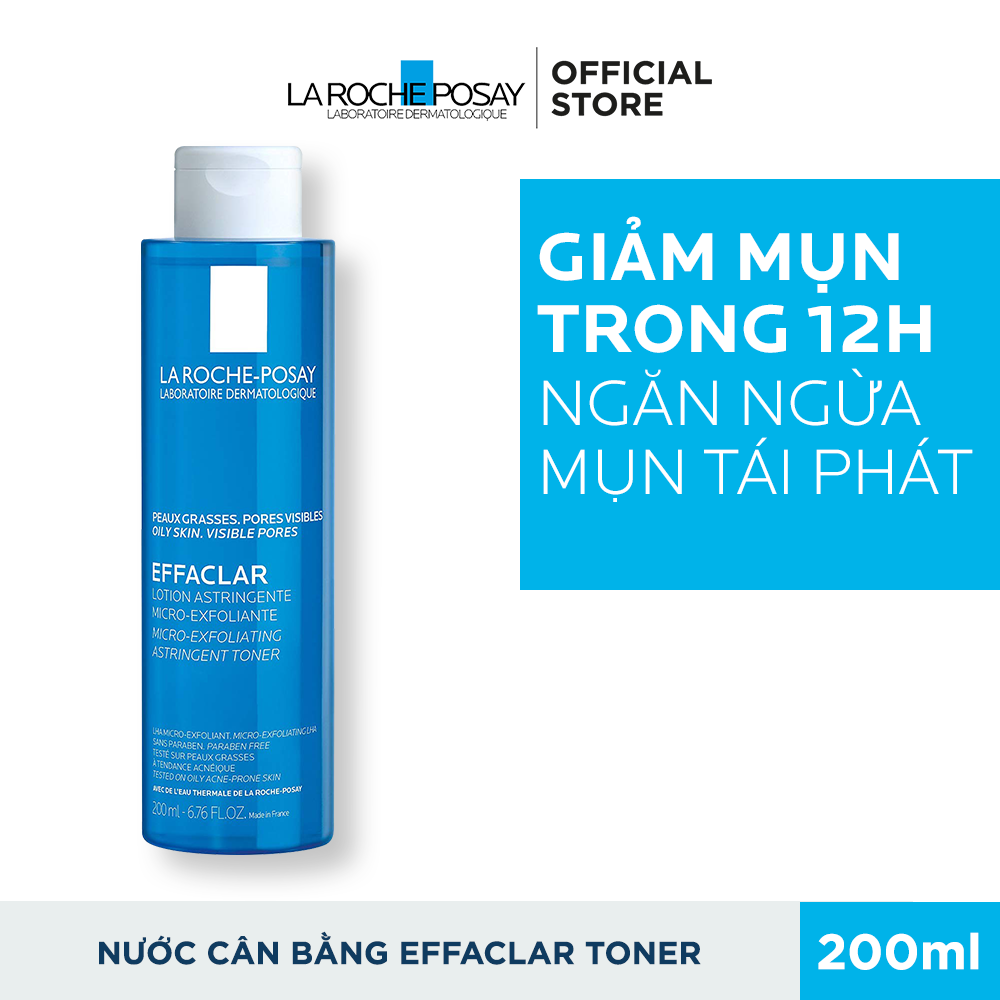 Nước cân bằng (toner) giàu khoáng dành cho da dầu La Roche Posay Effaclar Astringent Lotion 200ml 1 5c091d75aa145dea9cb3bbeddaa255a2