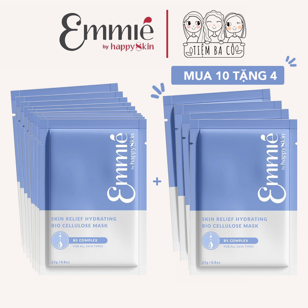 Combo 10 Tặng 4 Mặt Nạ Sinh Học Phục Hồi Da B5 Complex Emmie Emmié By HappySkin.
