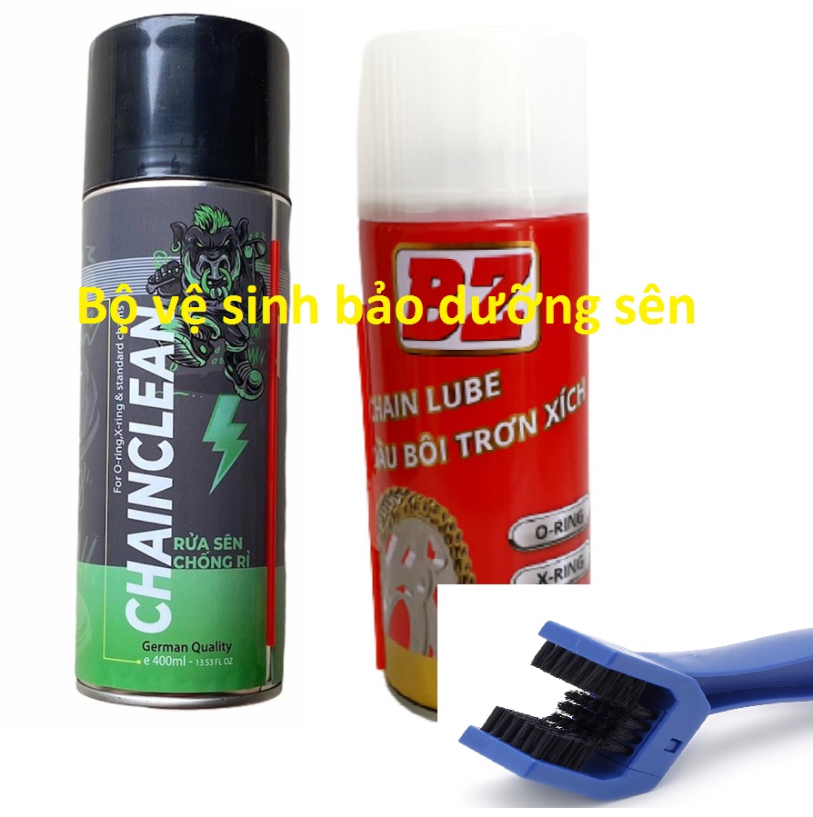 Xịt dưỡng sên Bz, vệ sinh sên Sprayking và bàn chải 3D- mua rửa sên Sprayking-bôi trơn sên BZ-Quý khách chọn phân loại cần mua