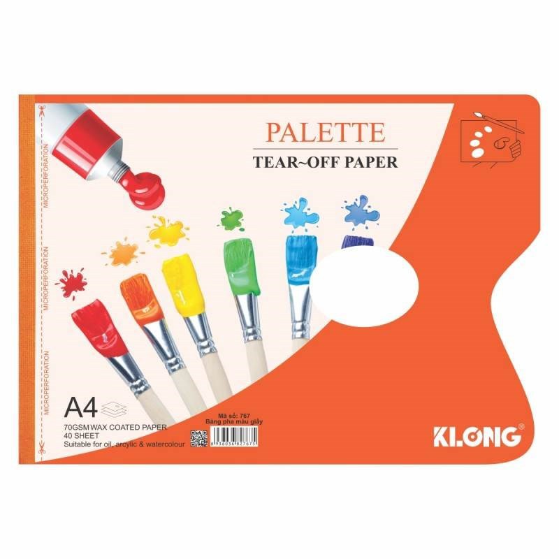 - bảng pha màu giấy paper palette; ms: 767