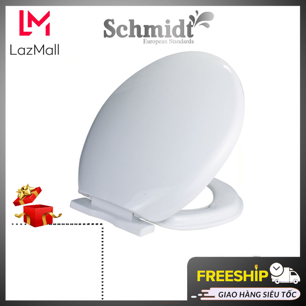 Nắp Bồn Cầu Đóng Êm Schmidt Phù Hợp Hết Tất Cả Các Loại Bồn Cầu - Hàng Chính Hãng