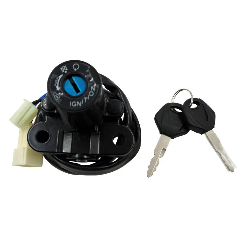 Xe máy đánh lửa chuyển đổi khóa 2 Bộ chìa khóa cho Yamaha MT03 fz09 MT09 fz6 xj6 fz6r YZF R6 2003-2005 R1 2002-2003 Fjr1300 2004-2010
