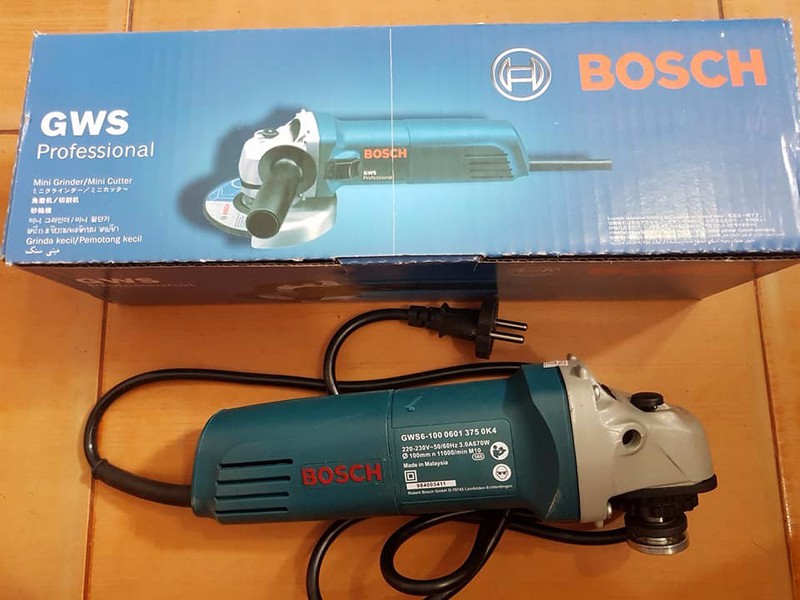 MÁY MÀI GWS 6-100 MÀI CẮT TƯỜNG SẮT GỖ TÔN