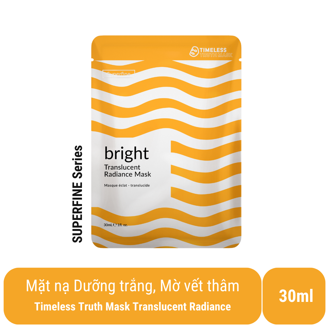 Mặt nạ sợi tơ siêu nhẹ làm trắng da, bổ sung collagen Timeless Truth Mask Superfine Bright (30ml/miếng)