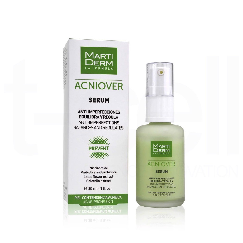 Tinh Chất Giảm Mụn & Kiểm Soát Dầu Nhờn MartiDerm Acniover Serum 30ml