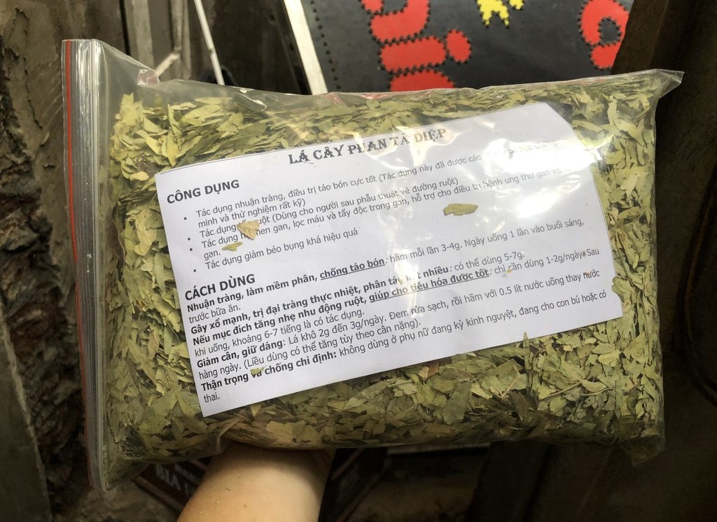 500gr Lá phan tả diệp khô hàng đẹp