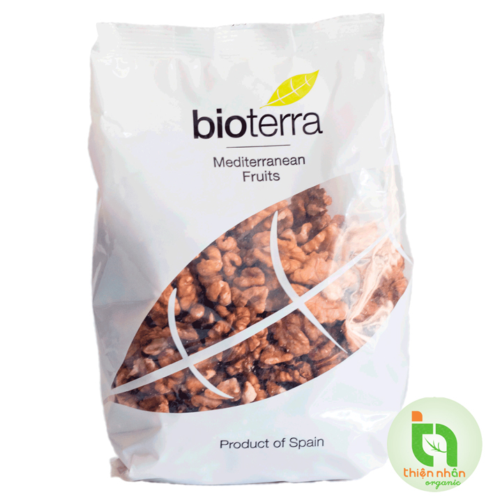 Óc chó hữu cơ Bioterra 200gr và 500gr Organic Raw Walnut Halves