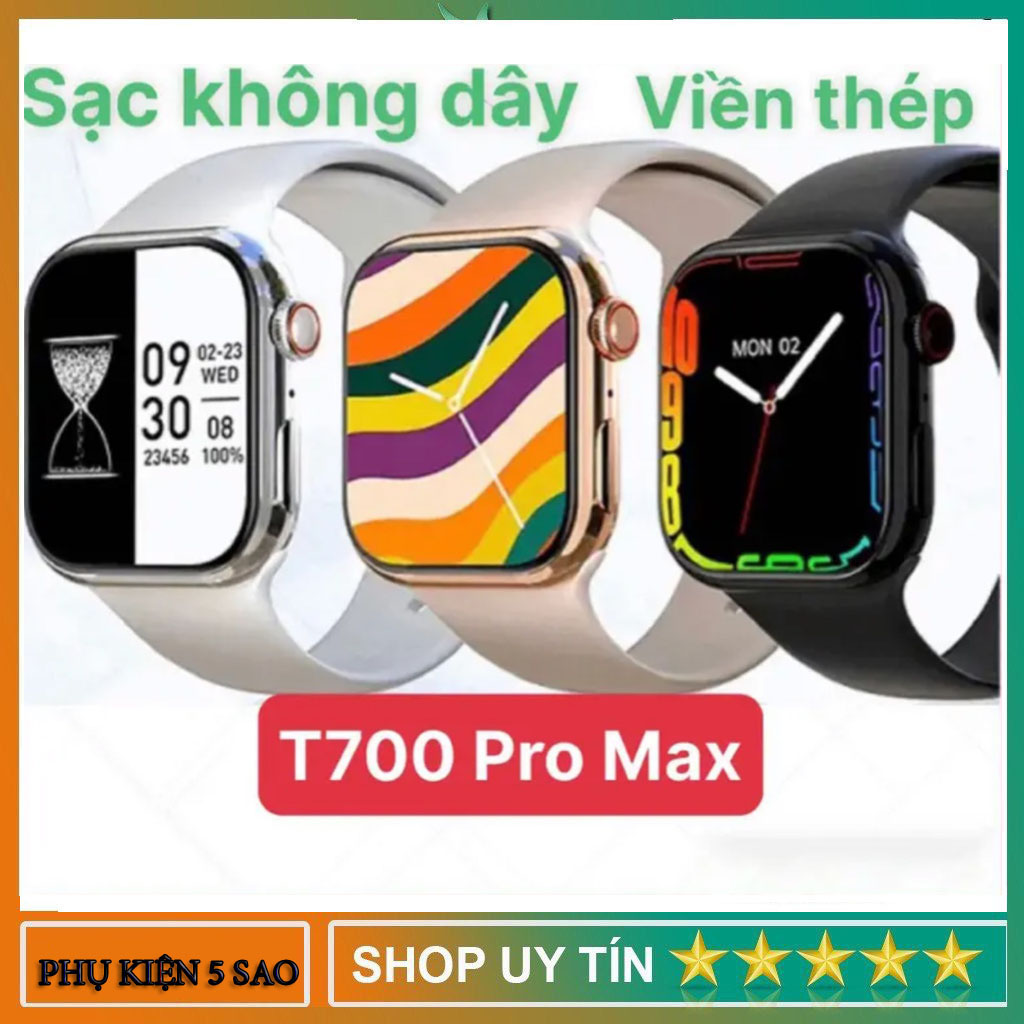 [ Bản tiếng Việt] Đồng Hồ Thông Minh T700 Pro Max Phạm Thoại bán