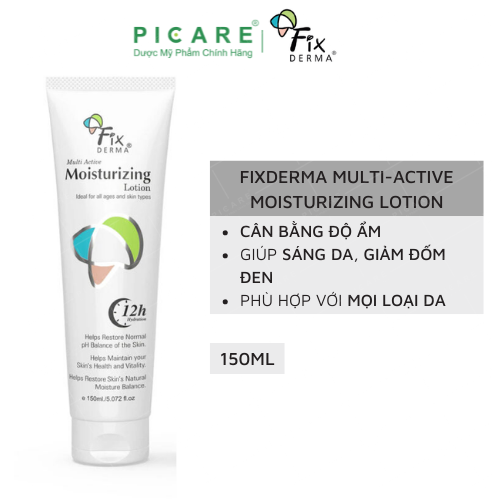 Fixderma sữa dưỡng ẩm multi-active moisturizing lotion 150ml- picare