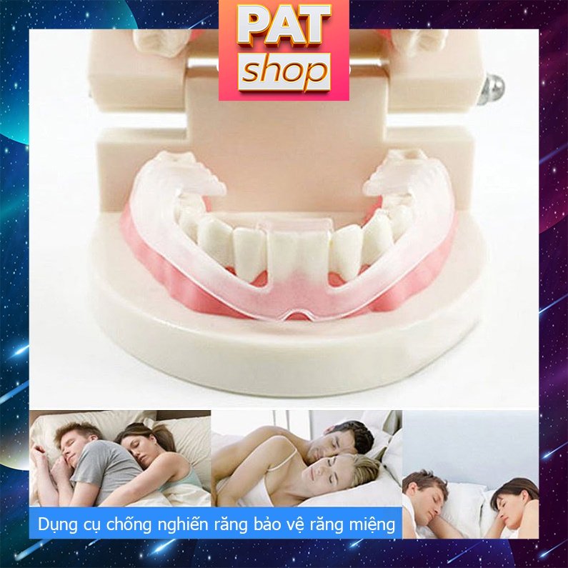 Dụng cụ chống nghiến răng, bảo vệ răng miệng silicon #9 #cnn -pat