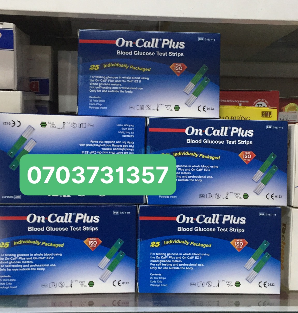 Que thử đường huyết Acon On-ᴄall Plus Vệ Sinh Và Tiện Lợi