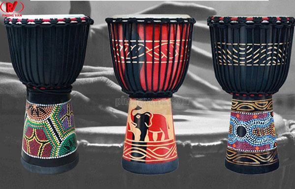 [HCM]Trống vỗ tay Châu Phi djembe gỗ 10 inch