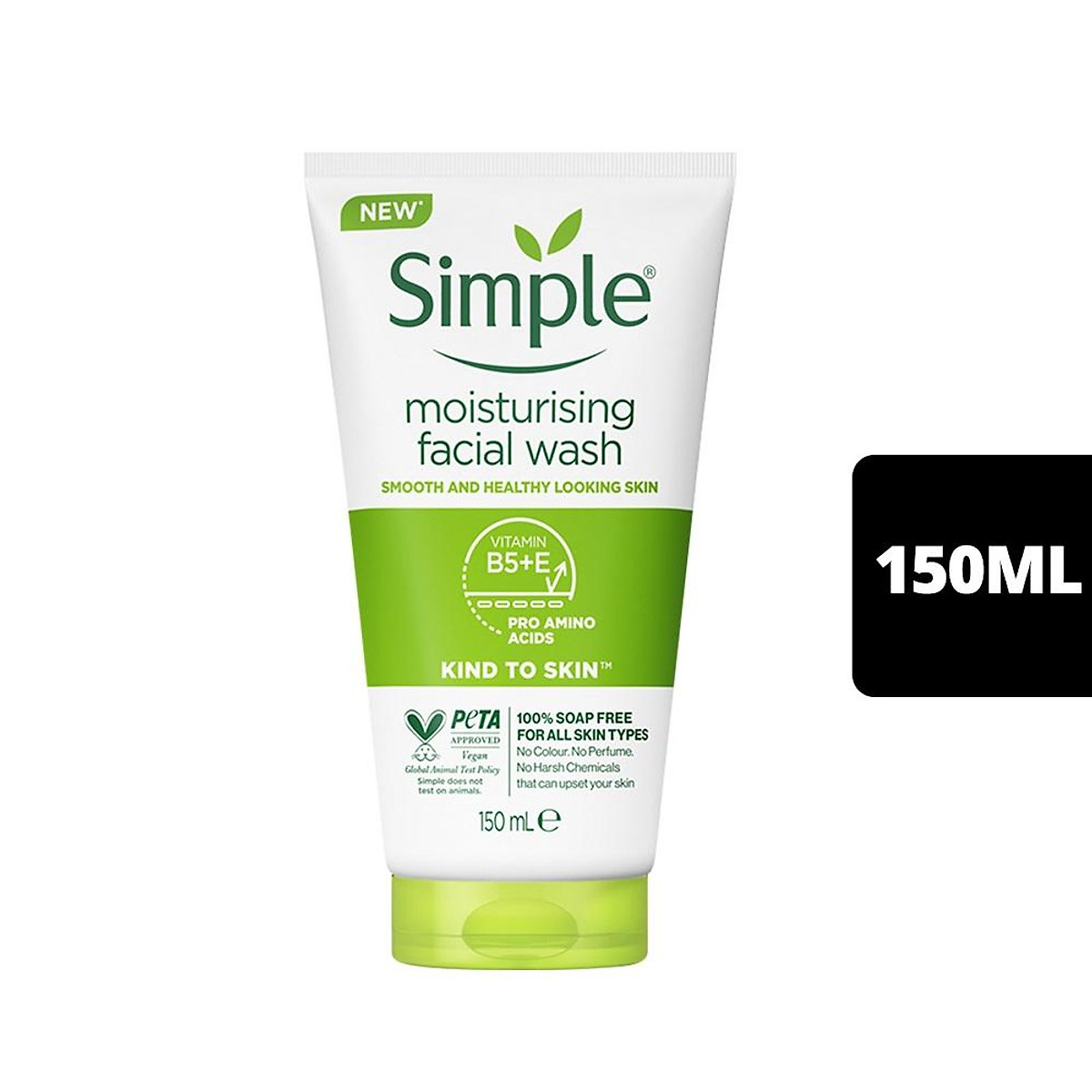 Sữa Rửa Mặt Dạng Gel Simple Moisturising Facial Wash date tháng 4/2024