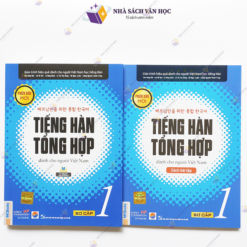Sách - Combo Tiếng Hàn Tổng Hợp Dành Cho Người Việt Nam - Sơ Cấp 1 SGK +