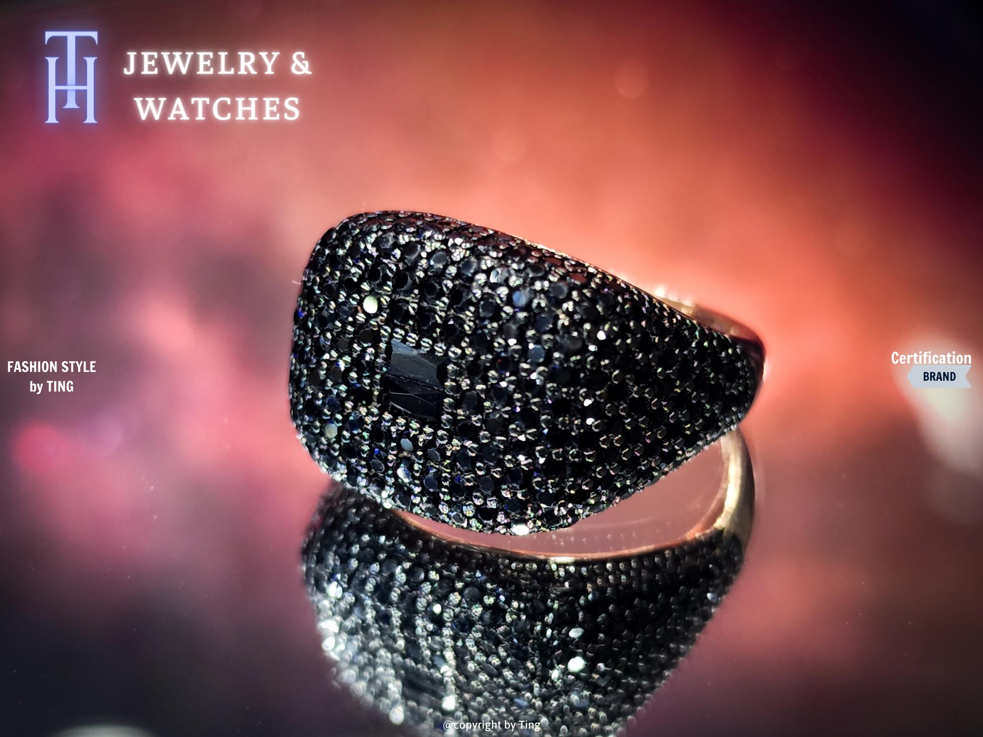 Ht jewelry - nhẫn vuông hiphop sang trọng ngón út ndd007