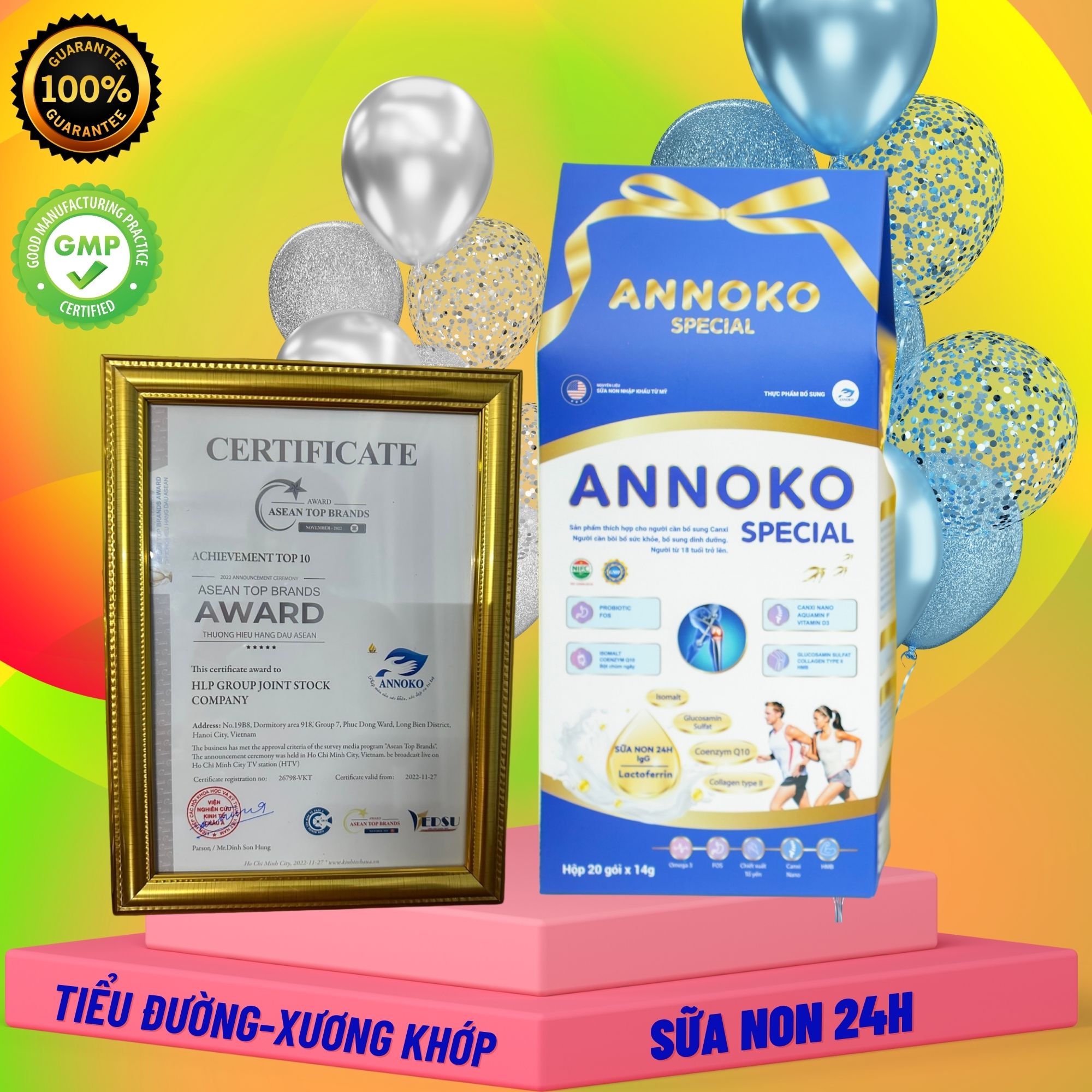 Sữa non 24H- ANNOKO SPECIAL dành cho phụ nữ sau sinh thiếu canxi
