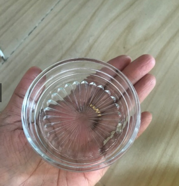 Hộp 12 cái đế lót ly thủy tinh đường kính 8.5cm | thủy tinh cao cấp nhập khẩu thái lan