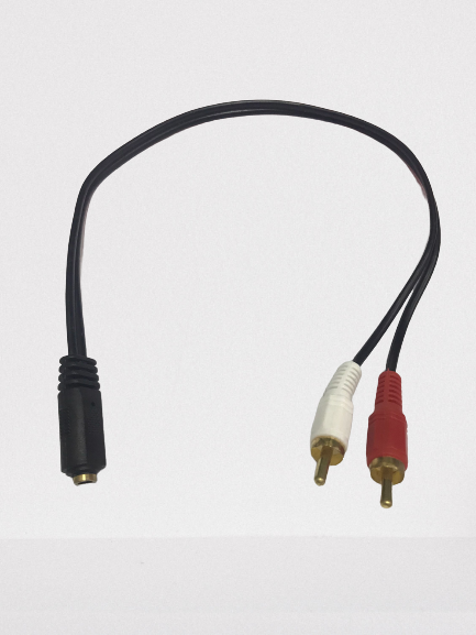 CÁP CHUYỂN JACK 3.5MM CÁI SANG 2 ĐẦU BÔNG SEN-C36