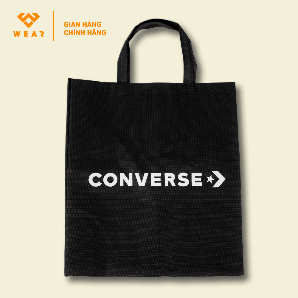 Túi tote converse đen - vải không dệt - 10019321001