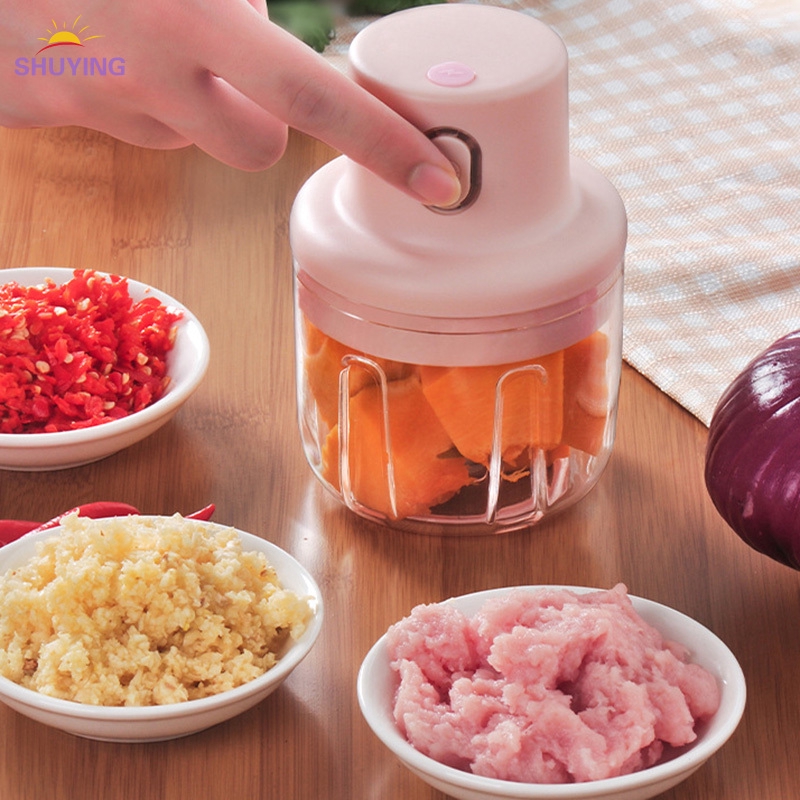 [HCM][SIÊU MẠNH] - MÁY XAY TỎI ỚT MINI CAO CẤP - MÁY XAY ĐA NĂNG RAU CỦ QUẢ XAY THỊT - MÁY XAY HÀNG NHẬT DÙNG PIN - AN TOÀN KHI SỬ DỤNG