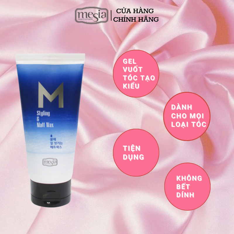 Gel vuốt tóc Mesia Mat Wax