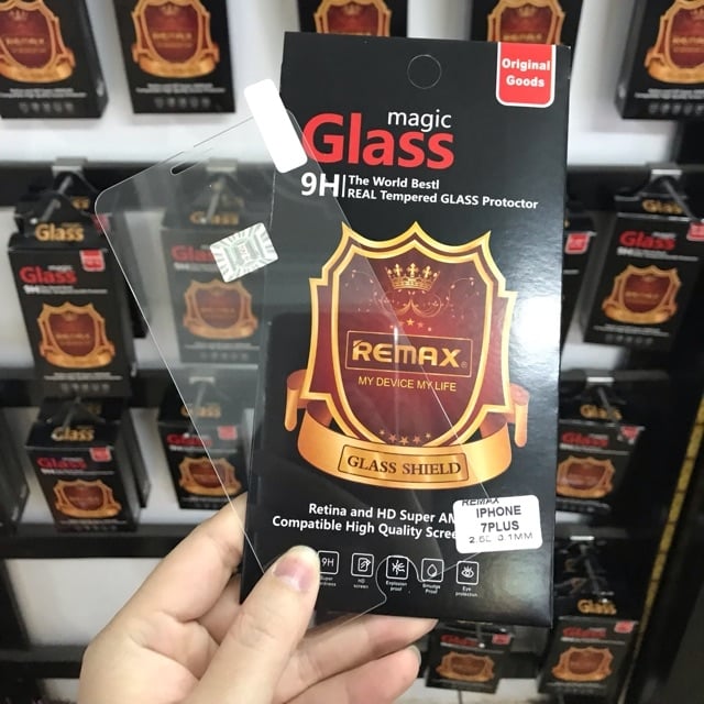 Kính cường lực Remax 2.5D dày 0.1 mm - Dành cho điện thoại iphone 6/7/8/X/XS/SXmax