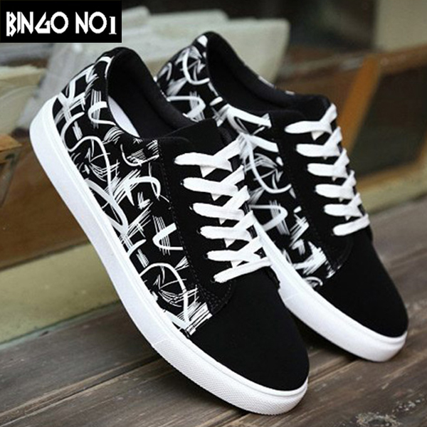 Giày Sneaker Nam Hàn Quốc Cực Chất - Thời Trang BINGO (HV01) - Giá Cực Sốc