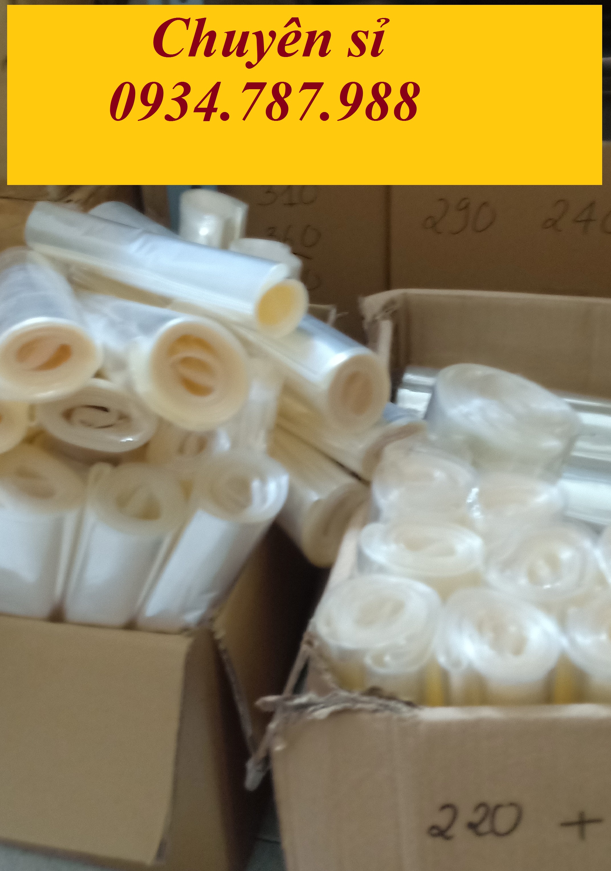 1kg màng co pvc từ size 22cm đến 29cm- màng co bọc hộp, nắp chai, hộp mỹ phẩm
