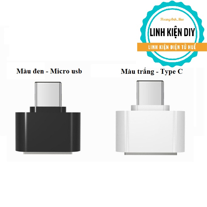 Đầu chuyển đổi USB OTG sang USB Type-C cho Samsung Huawei Android dùng Chuột Bàn phím macbook