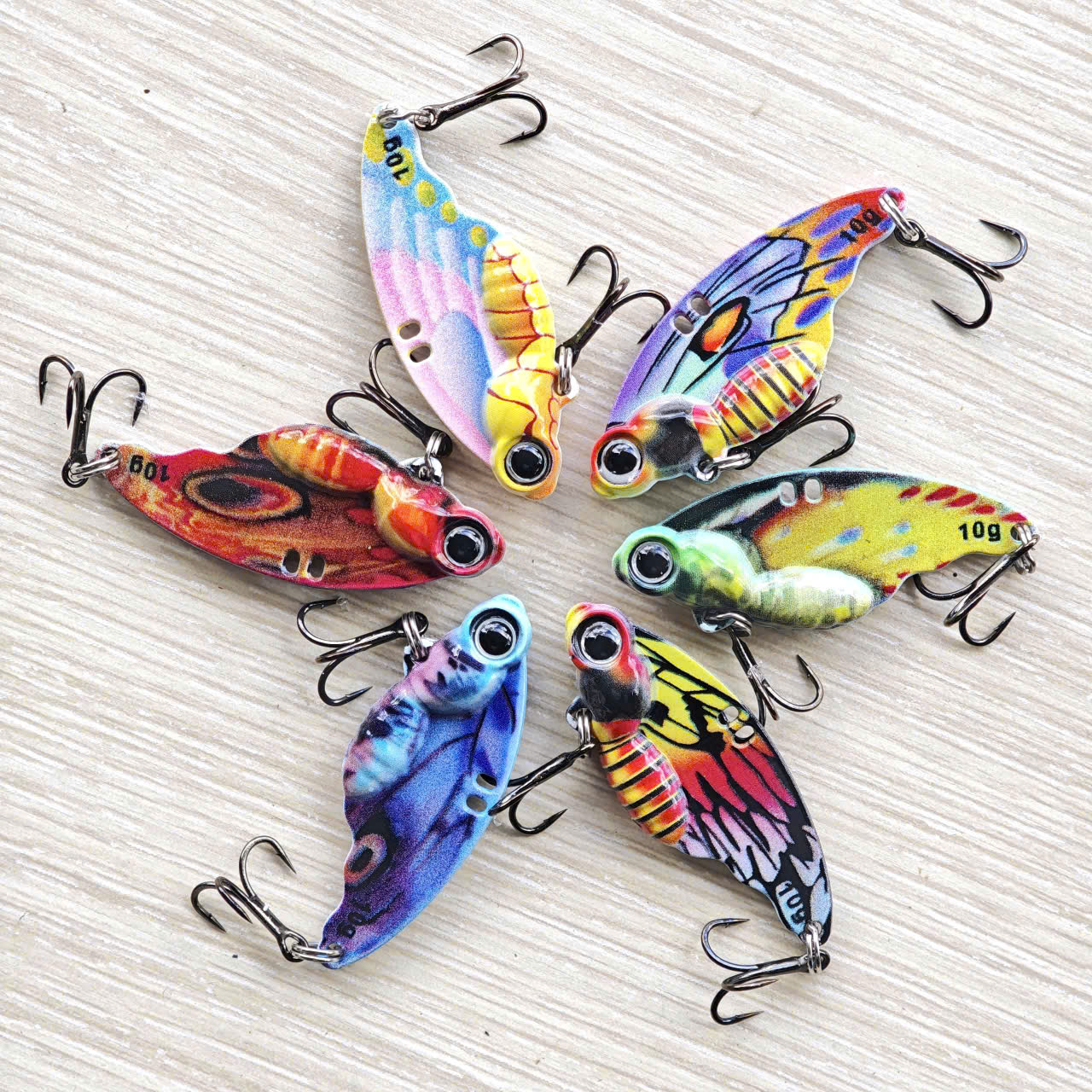 Mồi cá sắt cánh bướm, cá sắt câu lure 7g, 10g