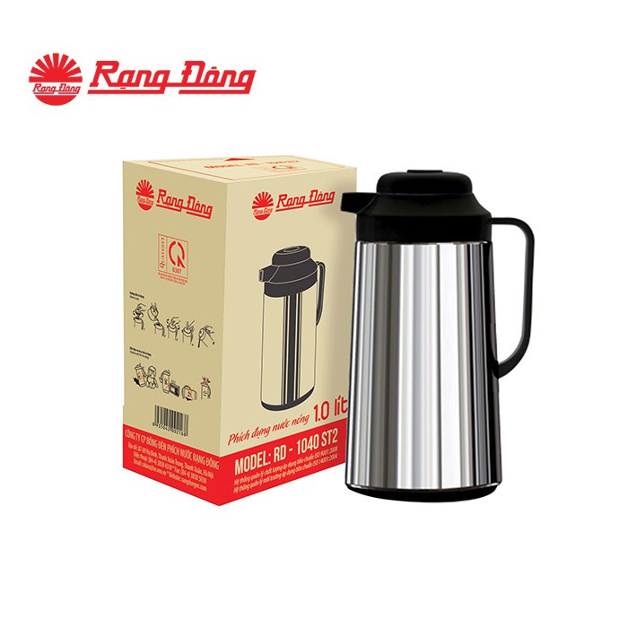 Phích pha trà 1 lít cao cấp rạng đông - rd 1055
