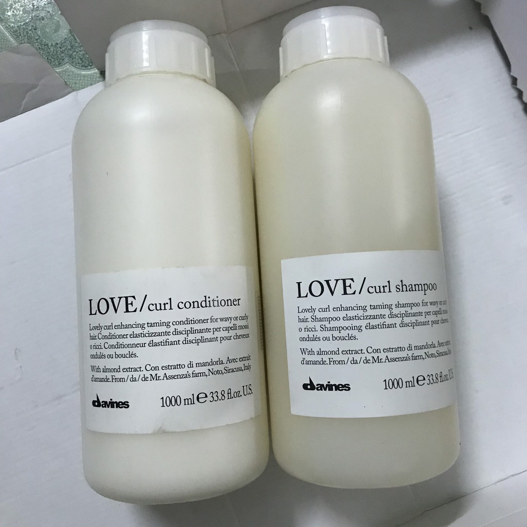 Dầu gội xả cho tóc uốn Davines Love Curl 1000mlx2