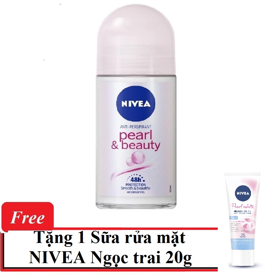 Lăn khử mùi nữ Ngọc trai Beauty Pearl Nivea 25ml