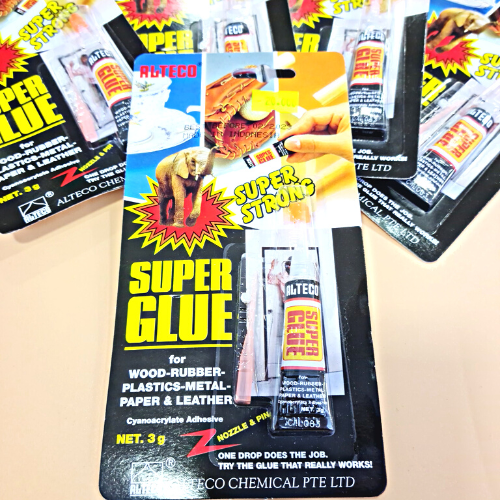 Keo dán đa năng siêu dính siêu chắc chắn super glue alteco con voi super strong thái lan 3g