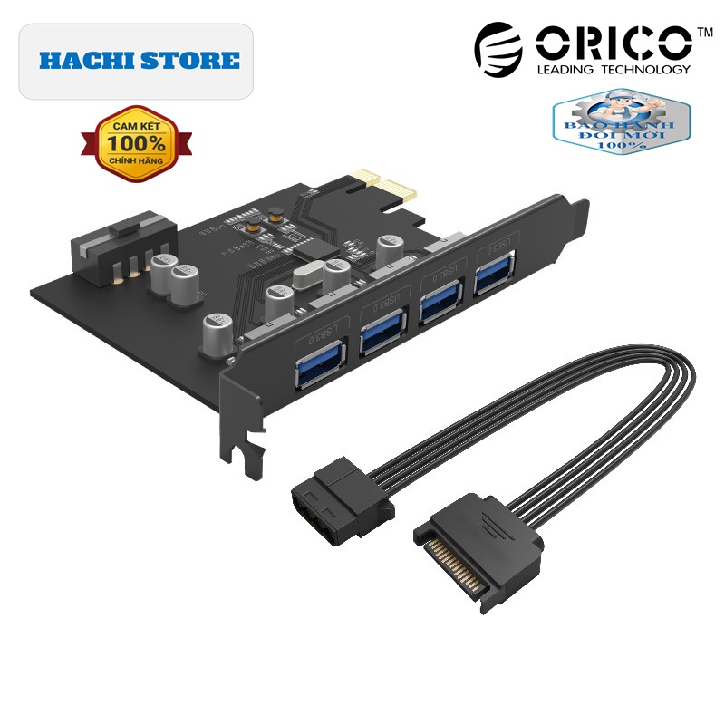 Card chuyển đổi pci-e ra 4 cổng usb 3.0 orico pme-4u - hàng chính hãng