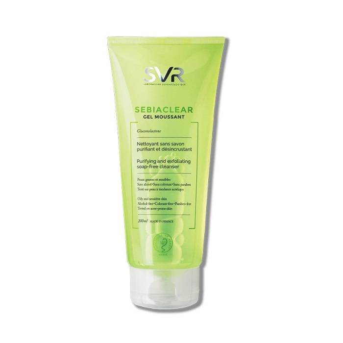 [HCM][CHÍNH HÃNG] Sữa Rửa Mặt Dành Cho Da Dầu Mụn - SVR Sebiaclear Gel Moussant (200ml)