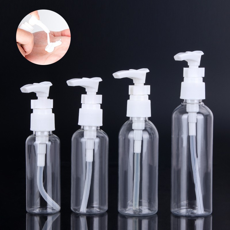 [HCM]1 Chai Nhựa Pet Vòi Nhấn - Chiết Mỹ Phẩm (Dầu Gội Sửa Tắm Gel Rửa Tay)