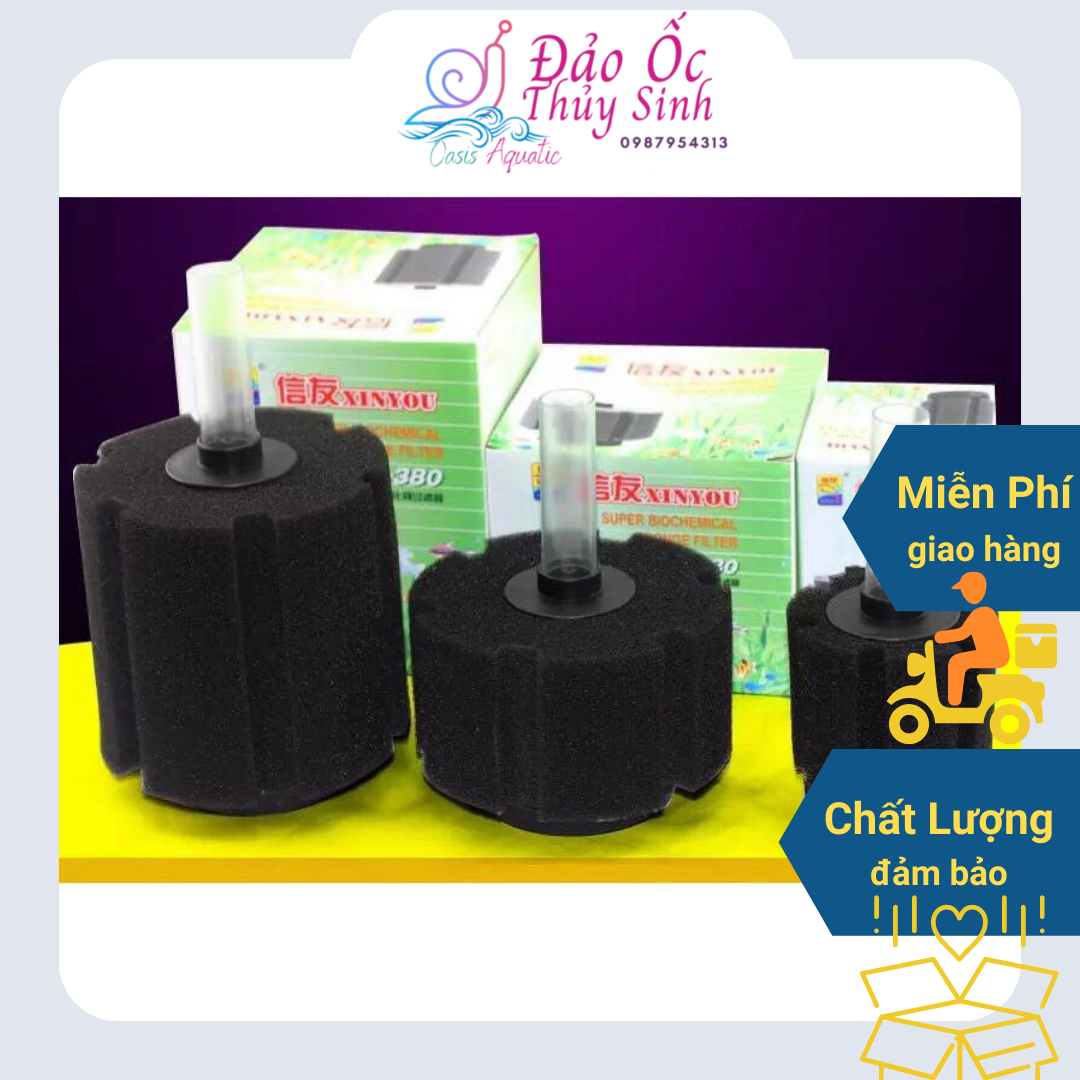 Lọc sủi vi sinh bio size nhỏ xy-180-280-380 cho hồ cá cảnh